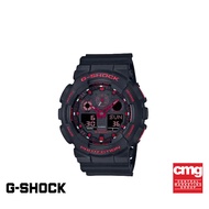 CASIO นาฬิกาข้อมือผู้ชาย G-SHOCK YOUTH รุ่น GA-100BNR-1ADR วัสดุเรซิ่น สีดำ