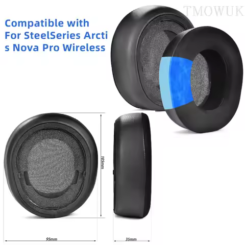 Upgraded Cooling Gel Ear Pads Cover for SteelSeries Arctis Nova Pro Wireless (Nova pro Wireless) Hea