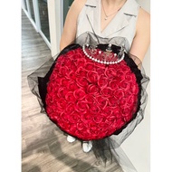 99 Red Soap Rose Flower Bouquet | 99 Blue Soap Rose flower bouquet | 99 roses bouquet | Proposal bou