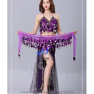 【Ready Stock】 2023 Indian Dance Adult Performance Costumes Belly Dance Performance Costumes Womens L