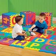 36pcs/set 6x6cm Colorful Puzzle Kid Educational Toy Alphabet A-Z Letters Numeral Foam Play Mat Self-assemble Baby Crawling Pad