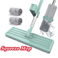 🔥Ship 24H🔥Self-Wringing Flat Mop Free Hand Washing Squeeze Mop 360 Rotating Floor Mop Cleaner Lazy Household Cleaning