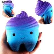 Cute Colorful Tooth Squishy Slow Rising Squeeze Stress Reliever Toy Kid Gift