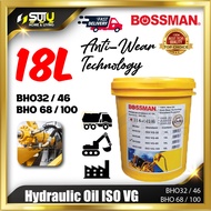 【TOP QUALITY】 BOSSMAN BHO-32 / BHO-46 / BHO-68 / BHO-100 18L Premium Hydraulic Oil ISO VG