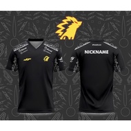 Jersey ONIC BLACK Free Nicname (FREE CUSTOM NICKNAME) JERSEY ONIC 2026