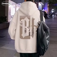 M-8XL Fat Man Fashion Hooded Sweatshirt Men Causal Loose Thick Big Size Hoodie