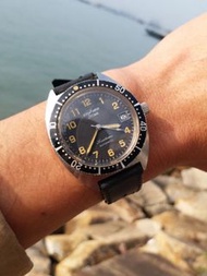 七十年代古董德國品牌Stowa-seatime全自動機械潛水錶