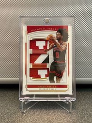 NBA Panini National Treasures Coby White Triple Material /25編