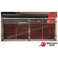【PRE-ORDER MDSG 6】10x5.5ft Main Double Swing Gate / Pintu Pagar / Stainless Steel 304 / Aluminium / Klang Valley / KL