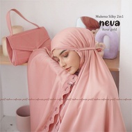 NEWEST MUKENA 2026 - 2in1 Adult Mukena Premium Silksatin - Adult Mukena - Travel Mukena - Travel Muk