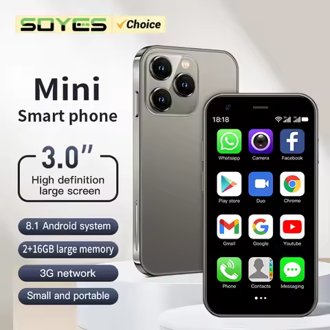 SOYES XS15 3.0in Android 8.1 Mini Smartphone 2GB RAM 16GB ROM Dual SIM Standby 3G Network Compact Mo