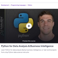 Video Course - Python for Data Analysis & Business Intelligence