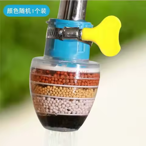 1pcs Faucet filter, kitchen universal tap water filter, household showerhead, splash proof faucet ex