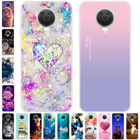 Cute TPU Cover For Nokia G20 G10 Case C20 C10 Silicone Shockproof Cat Bumper Covers for Nokia C20 C 