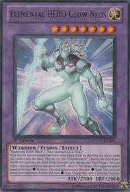 Yu-Gi-Oh! - Elemental HERO Glow Neos (LCGX-EN061) - Legendary Collection 2 - Unlimited Edition - Rar