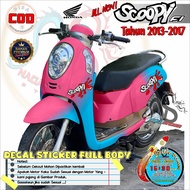 Full Body Decal Sticker Honda Scoopy FI 2013-2017 Combination Variation CA1406 Custom Design