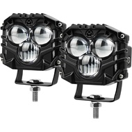 3 Inch LED Pod Lights, 40W Waterproof Off Road Light Pods with Projector Spot Beam Ditch Light LED C