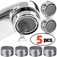 3/5Pcs Brass Water-Saving Faucet Aerator Splash Proof Filter Core Replaceable Threaded Mixing Nozzle Kitchen Bathroom Faucet Bubbler