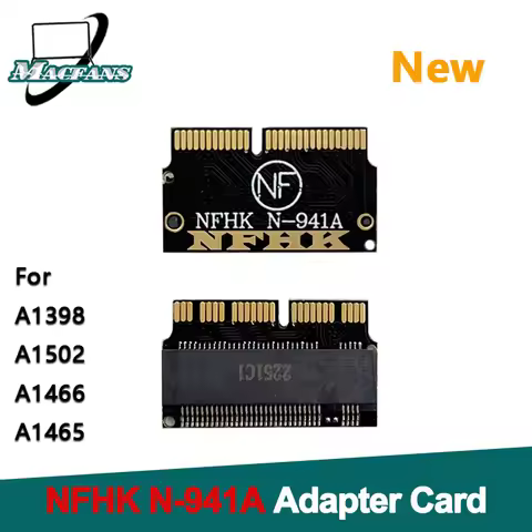 New NFHK N-941A 128GB 256GB 512GB NVMe M.2 NGFF PCIe SSD for late MacBook Air A1398 A1502 A1465 A146