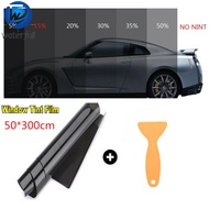 HOT SALE!! 50cm*3m 15% VLT Black Pro Car Home Glass Window Tint Tinting Film Roll