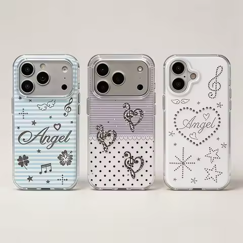 Y2K Angel Print Phone Case for OPPO Reno 16 15 14 13 12 11 Pro 16F 15F 14F A98 A97 A94 A79 A78 A74 A