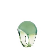 Lalique crystal ring jade 萊儷水晶一體成型戒指