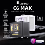 JONSBO C6 MAX CASING (M-ATX Sff PC Case) - white/black