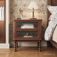 Small Storage Cabinet Vintage Retro Storage Cabinet Bedside Table Bedroom Home Use American Style Al