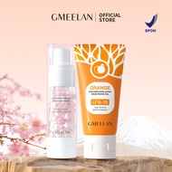 Gmeelan 2PCS SET Exfoliating Gel 1 Minute 50g+Clean Cherry Blossom Underarm Whitening Cream 30g