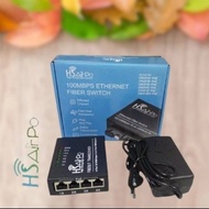 Media Converter 2 FO 4 LAN HSAirpo CM2F4E