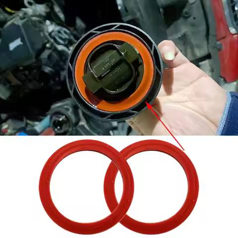 2/4Pcs Engine Oil Filler Cap Seal Gasket For BMW 1 2 3 4 5 6 7 Series M3 M4 M5 M6 X3 X5 X6 Z4 E46 E9