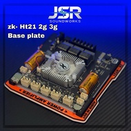 JSR Soundworks 3D Printed Base Plate for ZK HT21 2G 3G Amplifier Module - Not Include