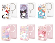 Hello Kitty ,Kuromi ,Hangyodon ,Little Twin Stars ,Cinnamoroll ,My Melody 18W PD Magsafe 磁吸無線行動電源