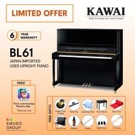 LIMITED OFFER Kawai BL-61 Used Acoustic Upright Piano Japan Imported Local Refurbish Recon Piano (BL