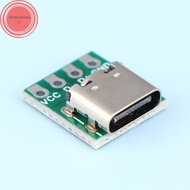 CheeseArrow New 10/5Pcs USB 3.1 Type C Connector 16 Pin Test PCB Board Adapter 16P Connector Socket For Data Line Wire Cable Transfer sg