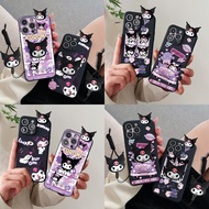 3D Kuromi Toy Phone Holder Stand Wrist Strap Case For Vivo V5 V5S Y66 Y67 Y65 Y69 Y71 Y74S Y76S Y76 