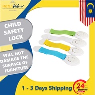 READY STOCK | Child Safety Lock Baby Safety Drawer Lock Cabinet Door Refrigerator Toilet Cover