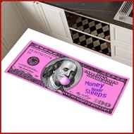 Bathroom Floor Rug Non-Slip Floor Mat Pink Money Rug Kitchen Rug Shower Carpet 100 Dollar Bill Floor