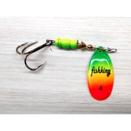 Spinner Fishing Lure Fishking - Y1-9 - Green - 9 grams