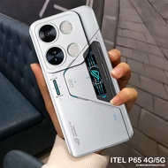 Case hp Itel P65 4G 2024 Latest Softcase Itel P65 4G 2024 Silicone hp P65 4G Latest Motif 2024