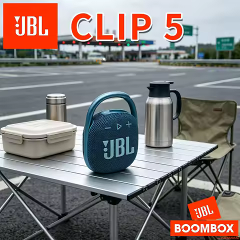 JBL CLIP5 Compact Clip On Music Speaker With Clear Audio For Daily Music