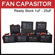 Kapasitor Capacitor Fan Capacitor Motor Capacitor CBB61 1uf 1.2uf 1.5uf 1.8UF 2uf 2.5uf 3uf 3.5uf 4u