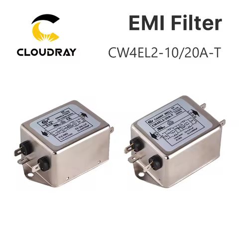 Cloudray Power EMI Filter CW4L2-10A-T / CW4L2-20A-T Single Phase AC 115V / 250V 20A 50/60HZ