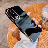 Casing hp Vivo V50 5G V50E V50 Lite Luxury Plating TPU Soft Case Glossy Cover Phone Casing