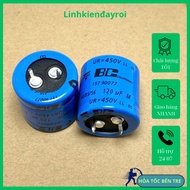 Electrochemical capacitor 120uF 450V 450V120uF BC brand VISHAY 157 25x25mm
