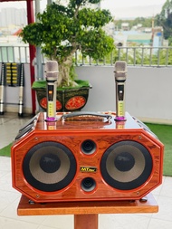 Loa Xách Tay Full Gỗ MTMAX K421 Công Suất 300W Hệ Thống 12 Loa Bass Đôi 20 Âm Thanh Sống Động Kèm 2