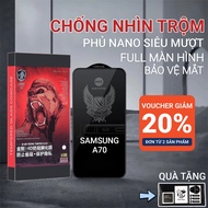 Tempered Samsung A70, A70S Cow case full screen anti-peeping | Screen protector for ss galaxy