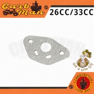 10PCS Carburetor Gasket TL23 TL26 TU26 26cc 33cc 2 Stroke Engine