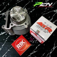 เสื้อสูบMIO+ลูกBCP+ลูกAIR หัวนูนสลัก15ตรงรุ่น ขนาด59-61-63-64-65-66 สินค้าคุณภาพ มอเตอร์ไซค์ ลูกสูบ