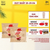 Combo 2 bịch Cà phê hòa tan NESCAFÉ 3IN1 VỊ KEM SỮA Bịch 24 gói ĐẬM VỊ SỮA CHUẨN CÀ PHÊ
